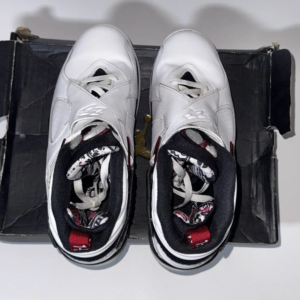 Size 10.5 - Air Jordan 8 Retro Alternate White Red Black